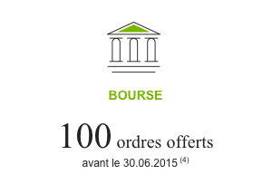 Bourse : 100 ordres offerts