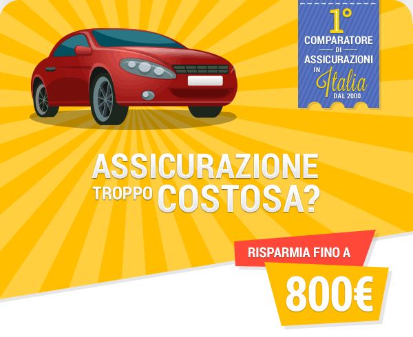 Assicurazione troppo costosa? Risparmia fino a 800 euro