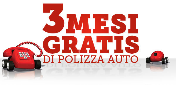 3 mesi gratis di polizza auto