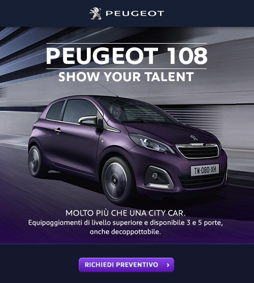 Peugeot 108: richiedi un preventivo