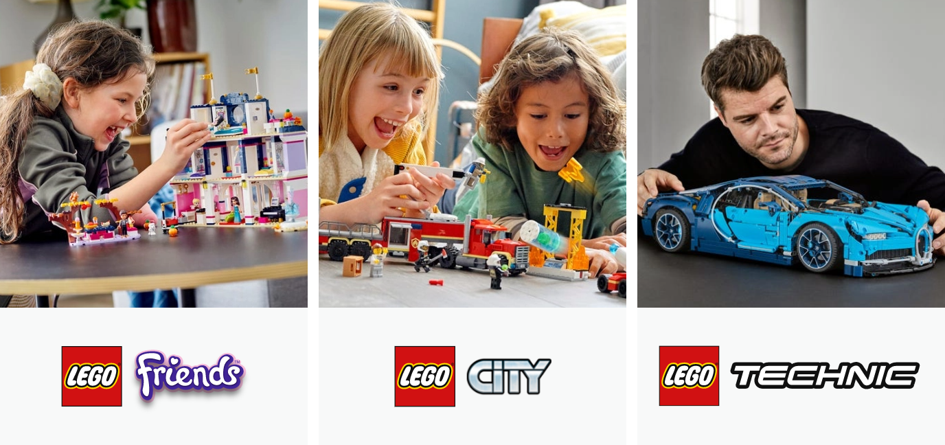 TENTEZ DE GAGNER DES BOÎTES LEGO® DE VOS UNIVERS PRÉFÉRÉS !