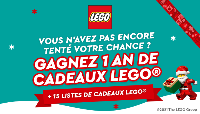 À gagner ! 1 an de cadeaux Lego